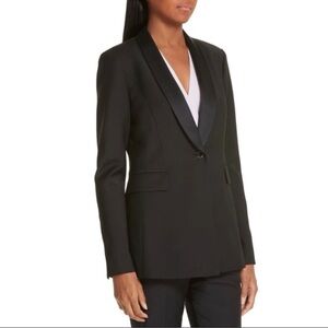 Wool Tuxedo Blazer woman sz 18